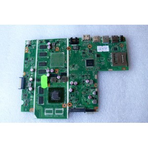 MB BAD - донор Asus X541SC MB._4G (90NB0CI0-R00010, 60NB0CI0-MB1801 (203)) X541SC REV. 2.0, nVidia N15V-GL1-KB-A2, 4 чипа 6OKI7 D9PTD MT41J128M16JT-093G:K, 4 чипа Micron 6SP47 D9SHD MT41K256M16TW-107:P, 4 чипа Micron RP45 D9SHD MT41K256M16TW-107:P, снято 