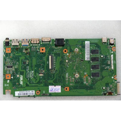 MB BAD - донор Asus X541NA MB._4G (90NB0E80-R00010, 60NB0E80-MB1230 R215) X541NA REV. 2.1, 4 чипа SEC 701 K4B4G16, 4 чипа SEC 646 K4B4G16 - снято CPU