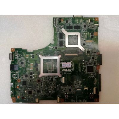 MB BAD - донор Asus U41JF MB_0M (90R-N1LMB1100Y, 60-N1LMB1300-B01) U41JF REV. 2.0., nVidia N11P-GS-A1, Intel SLGZS BD82HM55, 8 чипов Samsung K4W1G1646E-HC12 - снято что-то