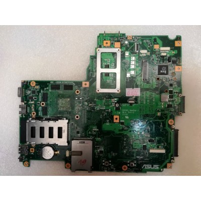 MB BAD - донор Asus N61VN MB_0M (60-NWFMB1100-B13) N61VN REV: 2.1., nVidia N10P-GS-A2, Intel SLB97 AC82PM45, Intel SLB8Q AF82801IBM, 8 чипов Samsung K4W1G164GE-HC12 - снято что-то
