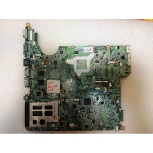MB BAD - донор HP Pavilion dv6-1000 (310T6MB0090) DAQT6AMB8F0 REV: F, nVidia G96-630-A1, Intel SLB97 AC82PM45, Intel SLB8Q AF82801IBM, 8 чипов Qimonda HYB18T512161B2F-25 - снято что-то