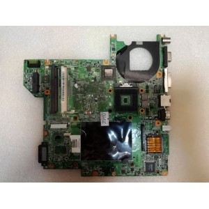 MB BAD - донор HP dv2000, dv3000 (460716-001, 417112-001) 06230-5M, 48. 4Y001. 05M, Intel SLA5U LE82PM965, nVidia G86-630-A2, Qimonda HYB18H512321BF-14 - снято что-то