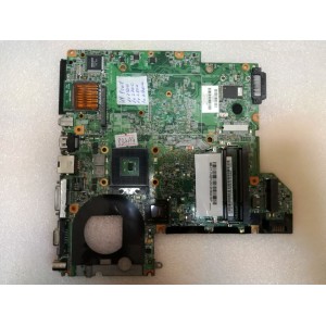 MB BAD - донор HP dv2000, dv3000 (460716-001, 417112-001) 06230-5M, 48. 4Y001. 05M, Intel SLA5Q NH82801HBM, Intel SLA5U LE82PM965, nVidia G86-630-A2, 2 чипа Qimonda HYB18H512321BF - снято что-то