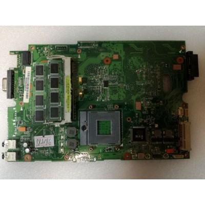 MB BAD - донор Asus K50IJ MB_0M REV. 2.0., Intel SLB8Q AF82801IBM, Intel SLGGM AC82GL40, 16 чипов Micron D9JWB MT47H128M8HQ-25:G - снято что-то