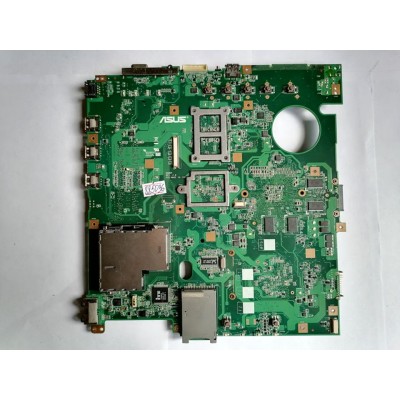 MB BAD - донор Asus N60DP, PRO63D MB_0M (60-NWKMB1000-B03) N60DP REV. 2.0., AMD 216-0752001, AMD 218-0660017, 8 чипов Hynix H5PS1G63EFR - снято GPU