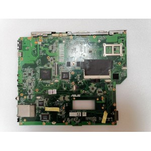 MB BAD - донор Asus A7C MAIN_BD._0M/PENRYN/NB9/AS R2.1(V256M-INF) (EN*63297) (60-NLKMB1000-C51) A7S P/N:08G27AC0021I REV:2.1, Intel SL8YB NH82801GBM, ATI 216PUAVA12FG, Intel SL8Z4 QG82945PM, 4 чипа Qimonda HYB18T256161BF-25