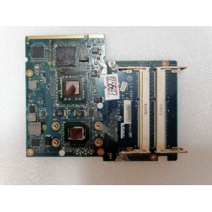 MB BAD - донор Lenovo IdeaPad U450 MB. LS-558, LS-5581P Rev:1.0, Intel SLB92 AC82GS45 AC82GS45, Intel SLGYW Celeron Mobile SU2300, Intel SLGXX CG82NM10