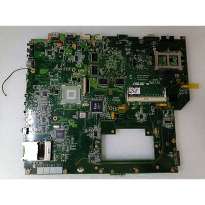 MB BAD - донор Asus A7S MAIN_BD._0M/PENRYN/NB9/AS R2.1(V256M-INF) (EN*63297) (60-NQEMB1000-A12) A7S P/N:08G27AS0021J REV:2.1., Intel SLA5U LE82PM965, 4 чипа Qimonda HYB18H512321BF-14 - снято GPU