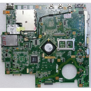 MB BAD - донор Asus F5VL MB. (NLJMB1000-B16) P/N: 08G2005FL20G REV: 2.0, ATI 216PVAVA12FG, SIS 671DX, SIS 968, 4 чипа Hynix HY5PS561621A-FP25