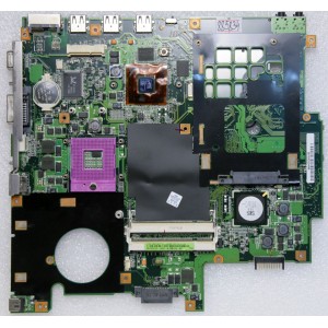 MB BAD - донор Asus F5VL MB. (NLJMB1000-B07) P/N: 08G2005FL20V REV: 2.0, ATI 216PVAVA12FG, SIS 671DX, SIS 968, 4 чипа Qimonda HYB18T256161BF-25