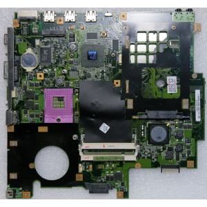 MB BAD - донор Asus F5VL MB. (NLJMB1000-B16) P/N: 08G2005FL20J REV: 2.0, ATI 216PVAVA12FG, SIS 671DX, SIS 968, 4 чипа Hynix HY5PS561621A-FP25