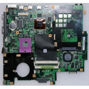 MB BAD - донор Asus F5VL MB. (NLJMB1000-B38) P/N: 08G2005FL20Q REV: 2.0, ATI 216PVAVA12FG, SIS 671DX, SIS 968, 4 чипа Qimonda HYB18T256161BF-25
