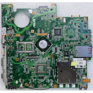 MB BAD - донор Asus F5VL MB. (NLJMB1000-B13) P/N: 08G2005FL20G REV: 2.0, ATI 216PVAVA12FG, SIS 671DX, SIS 968, 4 чипа Hynix HY5PS561621A-FP25