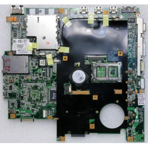MB BAD - донор Asus F5VL MB. (NLJMB1000-B17) P/N: 08G2005FL20V REV: 2.0, ATI 216PVAVA12FG, SIS 671DX, SIS 968, 4 чипа Hynix HY5PS561621A-FP25