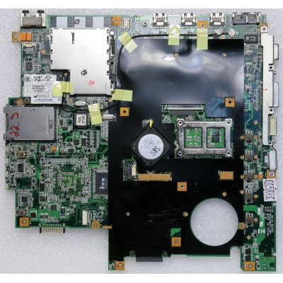 MB BAD - донор Asus F5VL MB. (NLJMB1000-B17) P/N: 08G2005FL20V REV: 2.0, ATI 216PVAVA12FG, SIS 671DX, SIS 968, 4 чипа Hynix HY5PS561621A-FP25