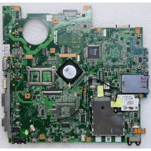 MB BAD - донор Asus F5VL MB. (NLJMB1000-B17) P/N: 08G2005FL20G REV: 2.0, ATI 216PVAVA12FG, SIS 671DX, SIS 968, 4 чипа Hynix HY5PS561621A-FP25