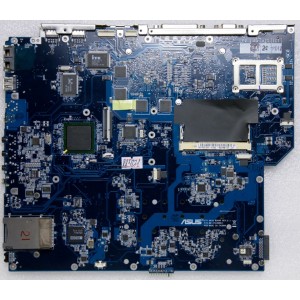 MB BAD - донор Asus A7V, Z83V MAIN_BD. (60-ND0MB1000-C01) P/N: 08-27AV0021I REV: 2.1., Intel SL7W6, Intel SL863, ATI 216CPHAKA13F, 4 чипа Infineon HYB18T256321F-20