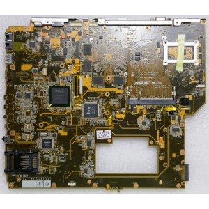 MB BAD - донор Asus A7S, G2S MAIN_BD._0M/PENRYN/NB9/AS R2.1(V256M-INF) (EN*63297) (60-NJYMB1000-C02) P/N: 08G27AS0021 I REV: 2.1., Intel NH82801HBM SLA5Q, Intel LE82PM965 SLA5U, nVidia G84-600-A2, 4 чипа Qimonda HYB18H512321BF-14