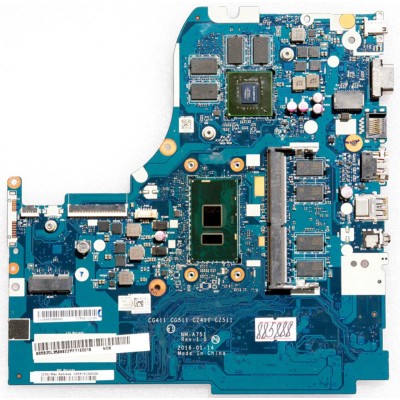 MB BAD - под восстановление Lenovo IdeaPad 310-15ISK (P/N: 8S5B20L35888Z) CG411 CG511 CZ411 CZ511 NM-A751 REV: 1.0., Intel Core i3-6100U - SR2EU, nVidia N16V-GMR1-S-A2, 4 чипа Micron D9SMP, 4 чипа SEC 643 K4A8G16
