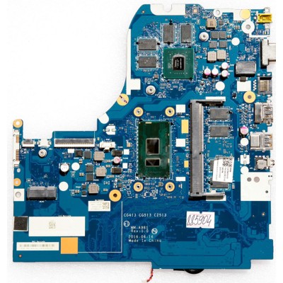 MB BAD - под восстановление Lenovo IdeaPad 310-15ISK (P/N: 5B20M29142) CG413 CG513 CZ513 NM-A981 REV: 1.0., Intel Core i5-7200U - SR2ZU, nVidia N16V-GMR1-S-A2, 4 чипа SEC 707 K4W4G16, 4 чипа SEC 710 K4A8G16