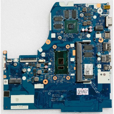 MB BAD - под восстановление Lenovo IdeaPad 310-15ISK (P/N: 5B20N87019) CG411 CG511 CZ411 CZ511 NM-A751 REV: 1.0., Intel Core i3 6006U - SR2UW, nVidia N16V-GM-B1, 4 чипа SEC 707 K4W4G16, 4 чипа Micron D9TBK