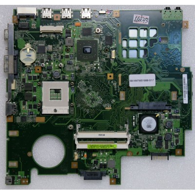 MB BAD - донор Asus F5SL MAIN_BD (60-NM7MB1000-B17) F5SL P/N: 08G2005FS20J REV: 2.0, SIS 671DX, SIS 968, ATI 216-0707009, 4 чипа Qimonda HYB18T512161B2F-25