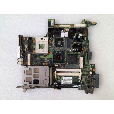 MB BAD - донор Lenovo ThinkPad T400 MLB3D-7 (11S43Y7008Z) FRU: 42W8023 USI-SZ, ATI Radeon 216-0707001, INTEL SLB8F, SLB94, 2 чипа Quimonda HYB18H1G321AF-11
