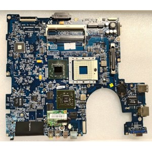 MB BAD - под восстановление (возможно даже рабочая) Samsung NP-X65A 005 (BA92-04611A) SYDNEY REV.:1. 1, Intel SLA5U, Intel NH82801HBM L7445D23 SLA5Q, nVidia G86-770-A2, 4 чипа Samsung K4J52324QE-BC14, нет изображения
