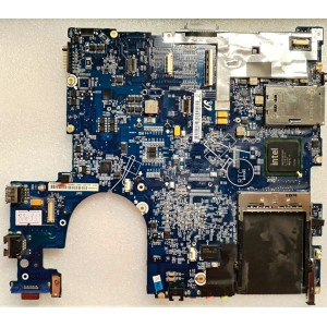 MB BAD - под восстановление (возможно даже рабочая) Samsung NP-X65A 005 (BA92-04611A) SYDNEY REV.:1. 1, Intel SLA5U, Intel NH82801HBM L7445D23 SLA5Q, nVidia G86-770-A2, 4 чипа Samsung K4J52324QE-BC14, нет изображения