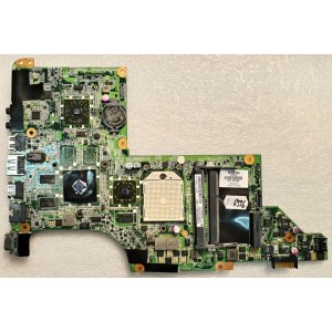 MB BAD - под восстановление HP Pavilion DV6-3000 (595133-001 7F10C4, 31LX8MB0040) DA0EX8MB6D1 REV: D, AMD 216-0752001, AMD 218-0697020, ATI 210-0774007, 5 чипов Samsung K4W1G1646E-HC12