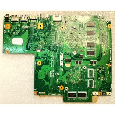 MB BAD - под восстановление Asus X540SC MAIN BOARD REV. 2. 0, Intel SR29E, nVidia N15V-GL1-KA-A2, 2 чипа MICRON 6EK77 D9PTD, 2 чипа MICRON 6EKI7 D9PTD, 8 чипов SK hynix H5TC4G63CFR PBA 614V