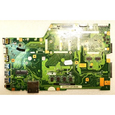 MB BAD - донор Asus X751LB MAIN_BD._4G/I5-5200U/AS (V2G)(N-TP)(EDP) (90NB08F0-R00050, 60NB08F0-MB1800(251)) X751LD MAIN BOARD REV. 2. 5, 4 чипа SEC K4W4G16 46EBC1A, 8 чипов MICRON 5QN77 D9RVX