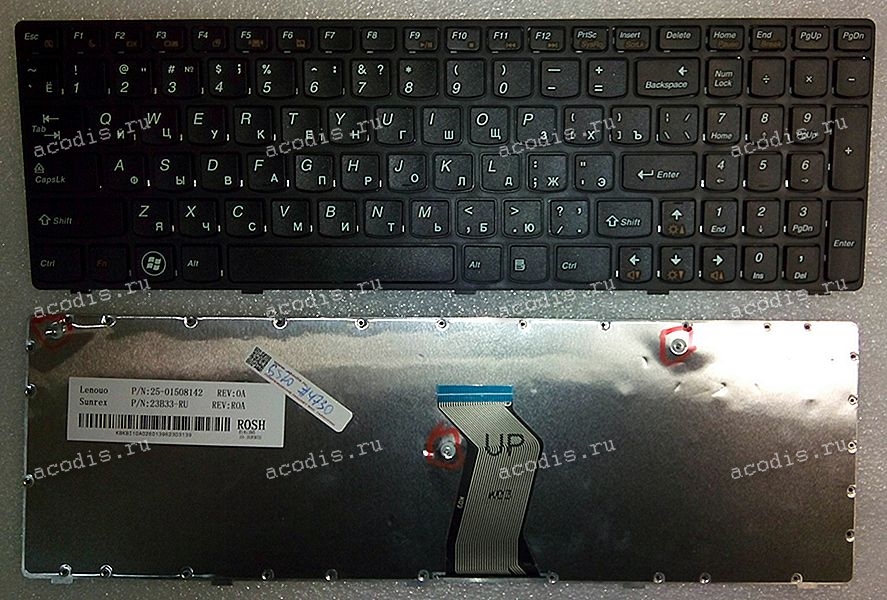 Bàn phím laptop Lenovo G570, G575, G770 Bàn phím laptop Lenovo G570, G575, G770