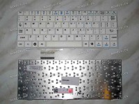 Keyboard Asus eeePC 701, 900, 901 (White/Matte/US) белая матовая (V072462BS1 p/n: 0KNA-014US03)