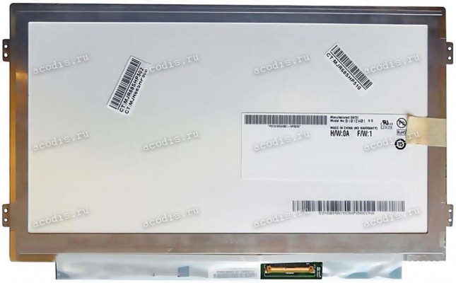 B101EW01 1280x720 LED 40 пин slim NEW