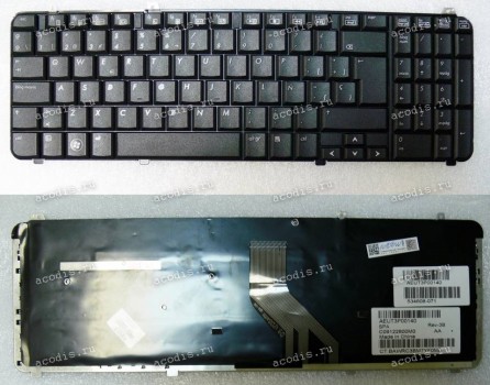 Keyboard HP/Compaq dv6-10**, 12**, 1300, 20** (Black/Matte/Spanish) чёрная матовая
