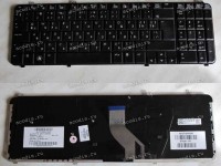 Keyboard HP/Compaq dv6-10**, 12**, 1300, 20** (Black/Matte/Turkey-Latin) чёрная матовая