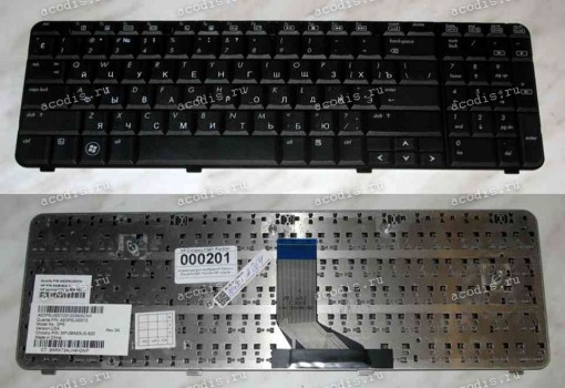 Keyboard HP/Compaq Presario CQ61, G61 (Black/Matte/RUS оригинал) чёрная матовая русская