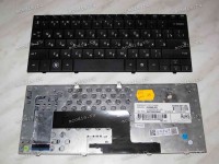Keyboard HP/Compaq Mini 110-****, 1101 (Black/Matte/RUS грав.-US) чёрная матовая русифицированная