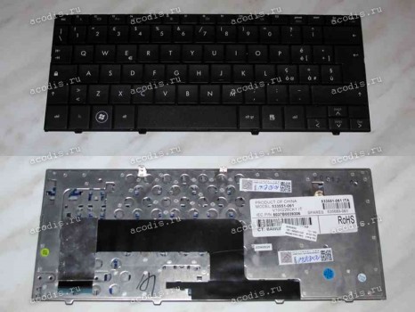 Keyboard HP/Compaq Mini 110-****, 1101 (Black/Matte/Italiano) чёрная матовая