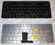 Keyboard HP/Compaq TX1000, TX1100, TX1200, TX1300, TX1400, TX2000, TX2500 (Black/Glossy/RUS грав.-US) чёрная глянцевая русифицированная