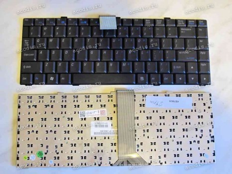 Keyboard HyperData 251A (Black/Matte/US) чёрная матовая