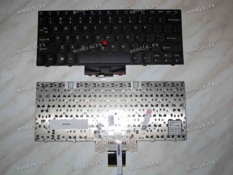 Keyboard Lenovo ThinkPad X100, X10E p/n:141400-001 (Black/Matte/US) чёрная матовая PointStick