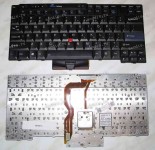 Keyboard Lenovo ThinkPad T400*, T410*, T420*, T510*, T520*, W510*, W520* p/n:140250-001 (Black/Matte/US) чёрная матовая PointStick