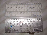 Keyboard Asus eeePC 701, 900, 901 (White/Matte/UK) белая матовая V072462AK1