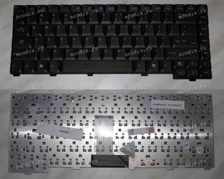 Keyboard Asus A3, A3G/L, A32,A3000*,A3500,A6*,A6000*,A9,F5*,Z81,Z9,Z91*,Z9100*(Black/Matte/US) чёрная