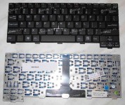 Keyboard Fujitsu Siemens LifeBook P1510, P1610, Jumper (Zhong Bo) V2X160N-412NW (Black/Matte/US) чёрная матовая