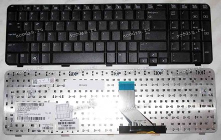 Keyboard HP/Compaq Presario CQ71, G71 (Black/Matte/US) чёрная матовая