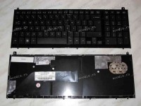 Keyboard HP/Compaq ProBook 4520s, 4525s (Black/Matte/UK) черная матовая