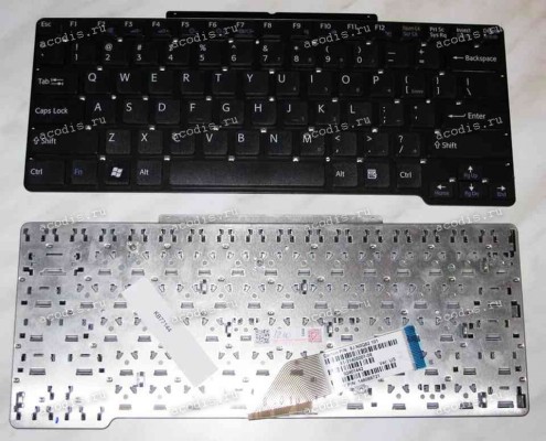Keyboard Sony VGN-SR (p/n:148088821) (Black/Matte/US) чёрная матовая